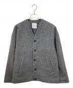 CLANE HOMMEクラネ オム）の古着「ノーカラージャケット」｜グレー