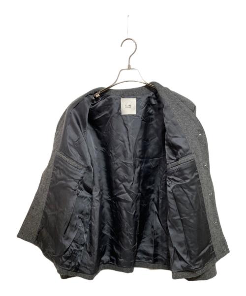 CLANE HOMME（クラネ オム）CLANE HOMME (クラネ オム) ノーカラージャケット グレー サイズ:1の古着・服飾アイテム