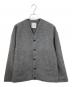 CLANE HOMME（クラネ オム）の古着「ノーカラージャケット」｜グレー