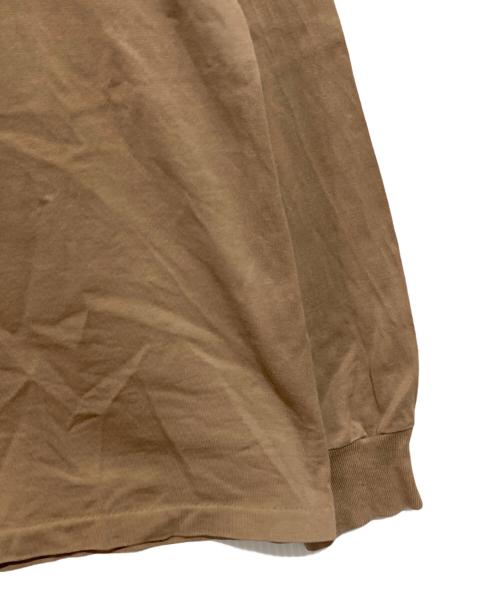 AURALEE（オーラリー）AURALEE (オーラリー) LUSTER PLAITING L/S TEE ブラウン サイズ:3の古着・服飾アイテム