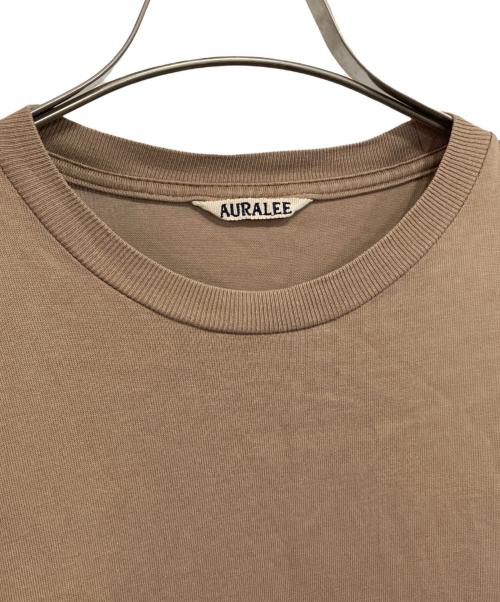 AURALEE（オーラリー）AURALEE (オーラリー) LUSTER PLAITING L/S TEE ブラウン サイズ:3の古着・服飾アイテム