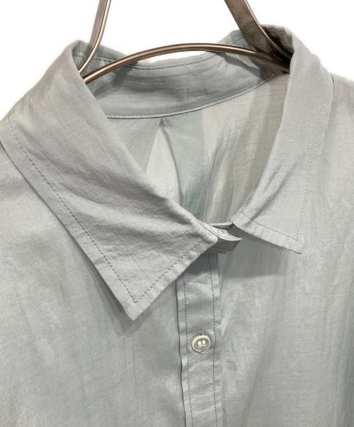 Noble（ノーブル）Noble (ノーブル) シルキーコットンニュアンスカラーシャツ グリーン サイズ:-の古着・服飾アイテム