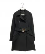 MaxMaraマックスマーラ）の古着「ストレッチトレンチコート」｜ネイビー
