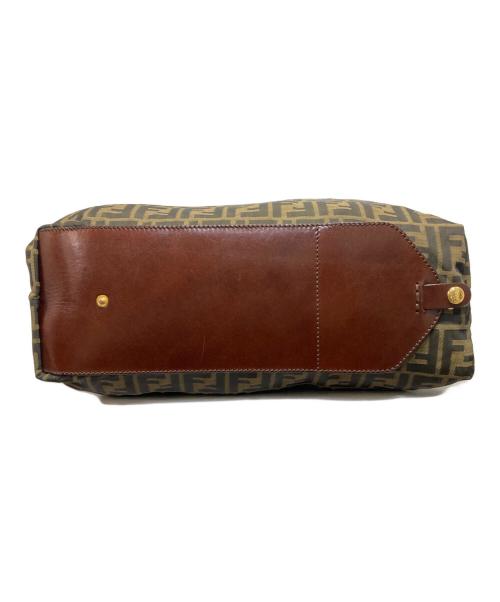 FENDI（フェンディ）FENDI (フェンディ) 折り畳みズッカ柄トートバッグ ブラウンの古着・服飾アイテム