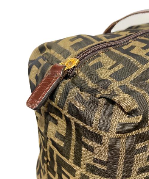 FENDI（フェンディ）FENDI (フェンディ) 折り畳みズッカ柄トートバッグ ブラウンの古着・服飾アイテム