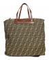 FENDI（フェンディ）の古着「折り畳みズッカ柄トートバッグ」｜ブラウン
