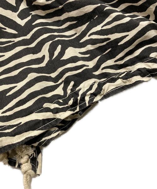 RIVE DROITE（リヴドロワ）RIVE DROITE (リヴドロワ) ゼブラモッズコート ホワイト×ブラック サイズ:Fの古着・服飾アイテム