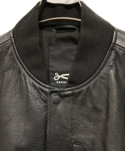 Denham（デンハム）Denham (デンハム) レザーブルゾン ブラック サイズ:Mの古着・服飾アイテム