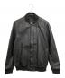 Denham（デンハム）の古着「レザーブルゾン」｜ブラック