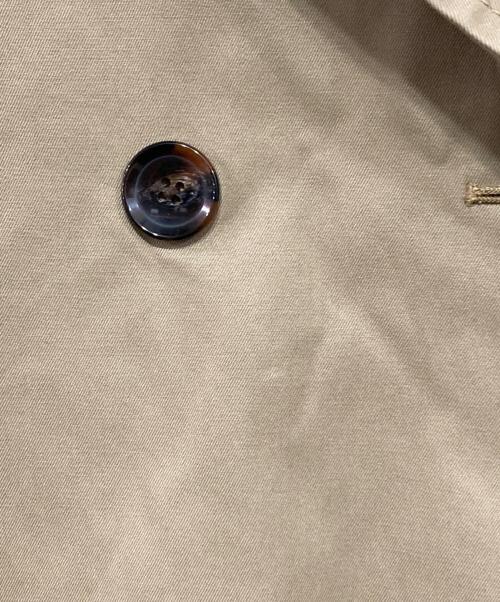 EMMEL REFINES（エメル リファインズ）EMMEL REFINES (エメル リファインズ) ロングコート カーキ×ベージュ サイズ:Mの古着・服飾アイテム