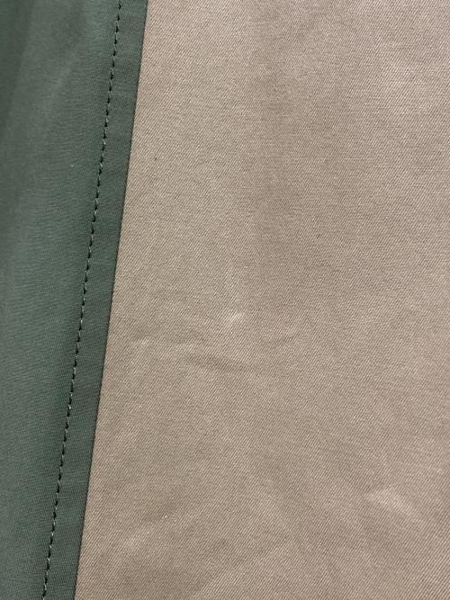 EMMEL REFINES（エメル リファインズ）EMMEL REFINES (エメル リファインズ) ロングコート カーキ×ベージュ サイズ:Mの古着・服飾アイテム