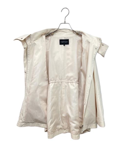 INDIVI（インディヴィ）INDIVI (インディヴィ) マウンテンパーカー アイボリー サイズ:13の古着・服飾アイテム