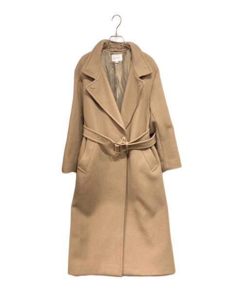 BEAUTY&YOUTH UNITED ARROWS（ビューティーアンドユースユナイテッドアローズ）BEAUTY&YOUTH UNITED ARROWS (ビューティーアンドユースユナイテッドアローズ) メルトンスタンドカラーベルトコート ブラウン サイズ:Ｍの古着・服飾アイテム