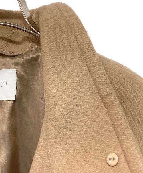 BEAUTY&YOUTH UNITED ARROWS（ビューティーアンドユースユナイテッドアローズ）BEAUTY&YOUTH UNITED ARROWS (ビューティーアンドユースユナイテッドアローズ) メルトンスタンドカラーベルトコート ブラウン サイズ:Ｍの古着・服飾アイテム