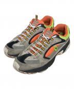 SKECHERS×SNOOP DOGGスケッチャーズ×スヌープドッグ）の古着「コラボスニーカー」｜イエロー×グレー