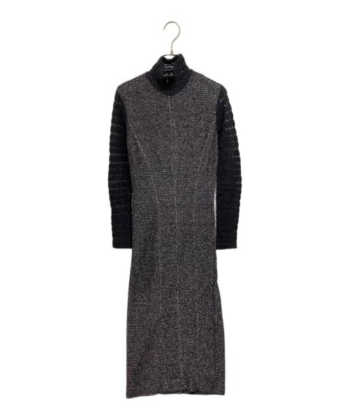 missoni（ミッソーニ）MISSONI (ミッソーニ) ラメワンピース ブラック サイズ:42の古着・服飾アイテム