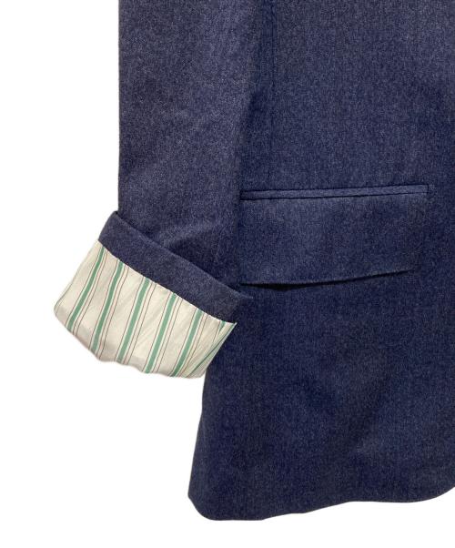 green label relaxing（グリーンレーベルリラクシング）green label relaxing (グリーンレーベルリラクシング) TRABALDO TOGNA フラノ風無地 2B RV NTHP ジャケット ネイビー サイズ:44の古着・服飾アイテム