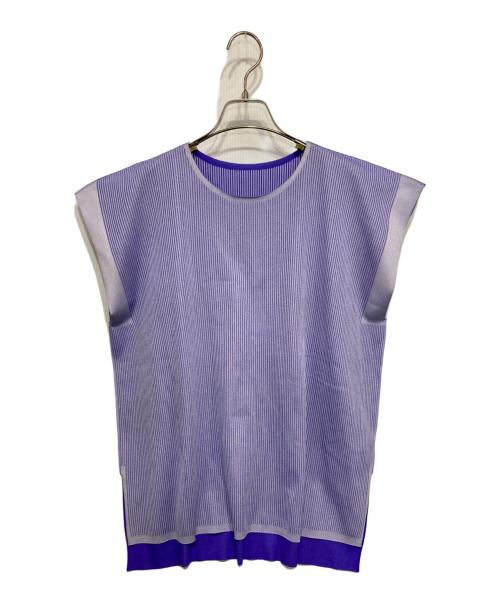 PLEATS PLEASE（プリーツプリーズ）PLEATS PLEASE (プリーツプリーズ) A-POC FORM パープル サイズ:記載無しの古着・服飾アイテム
