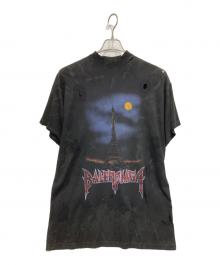 BALENCIAGA（バレンシアガ）の古着「PARIS MOON TEE」｜ブラック
