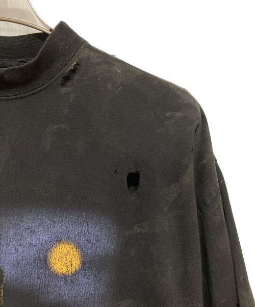 BALENCIAGA（バレンシアガ）BALENCIAGA (バレンシアガ) PARIS MOON TEE ブラック サイズ:Lの古着・服飾アイテム