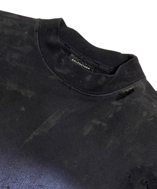 BALENCIAGA（バレンシアガ）BALENCIAGA (バレンシアガ) PARIS MOON TEE ブラック サイズ:Lの古着・服飾アイテム