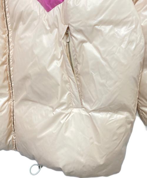 MIU MIU（ミュウミュウ）MIU MIU (ミュウミュウ) 星型パッチダウンジャケット パープル×ライトピンク サイズ:38の古着・服飾アイテム