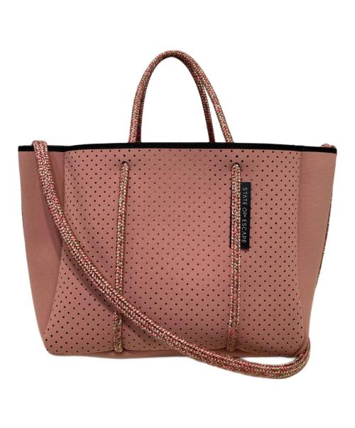 STATE OF ESCAPE（ステイトオブエスケープ）STATE OF ESCAPE (ステイトオブエスケープ) 2WAYショルダーバッグ ライトピンクの古着・服飾アイテム