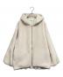 iNtimite（アンティミテ）の古着「エコファージップフーディ ボアブルゾン」｜アイボリー