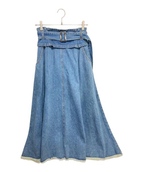 INTIMITE（アンティミテ）iNtimite (アンティミテ) デニムスカート インディゴ サイズ:Mの古着・服飾アイテム