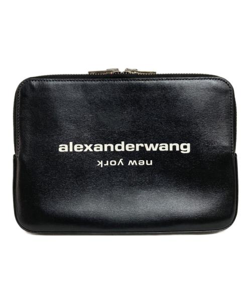 ALEXANDER WANG（アレキサンダー・ワン）ALEXANDER WANG (アレキサンダー・ワン) Scoutクラッチバッグ ブラックの古着・服飾アイテム