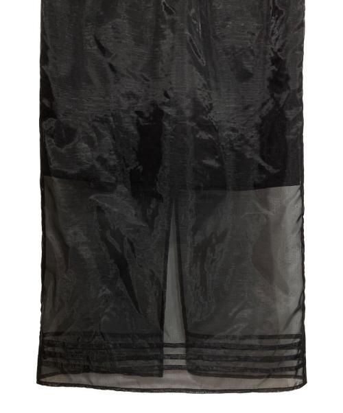 HER LIP TO（ハーリップトゥ）HER LIP TO (ハーリップトゥ) Organza-Layered Sheer Skirt ブラック サイズ:Sの古着・服飾アイテム