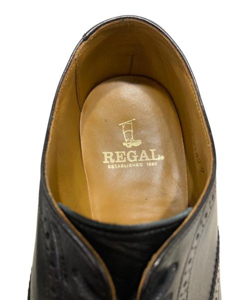 REGAL（リーガル）REGAL (リーガル) メダリオンシューズ ブラック サイズ:9の古着・服飾アイテム