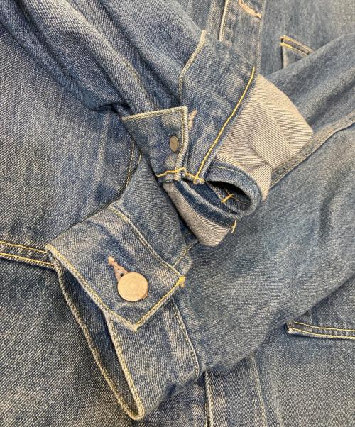 AURALEE（オーラリー）AURALEE (オーラリー) ハードツイストデニムブルゾン インディゴ サイズ:5の古着・服飾アイテム