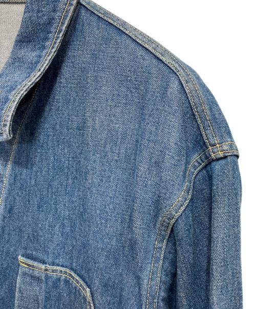 AURALEE（オーラリー）AURALEE (オーラリー) ハードツイストデニムブルゾン インディゴ サイズ:5の古着・服飾アイテム