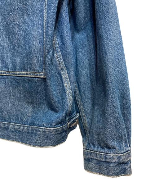 AURALEE（オーラリー）AURALEE (オーラリー) ハードツイストデニムブルゾン インディゴ サイズ:5の古着・服飾アイテム