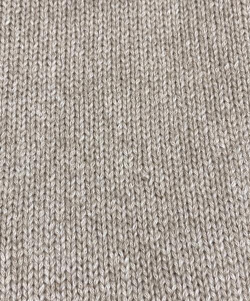 BODHI（ボーディ）BODHI (ボーディ) コットンカシミヤサマーガンジーニット ベージュ サイズ:2の古着・服飾アイテム