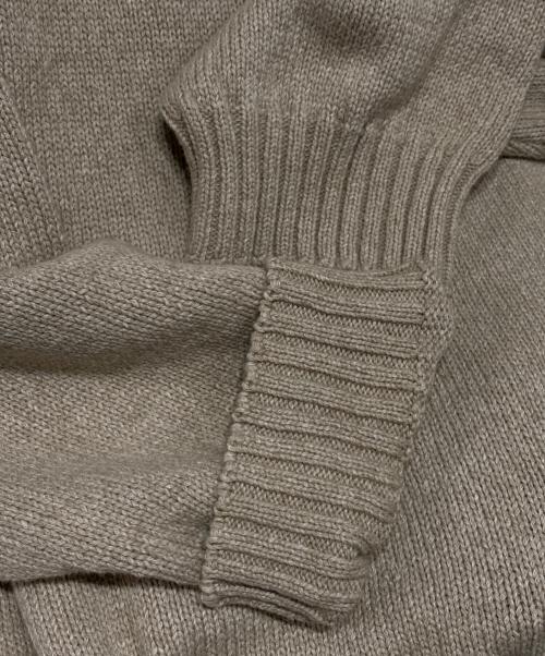 BODHI（ボーディ）BODHI (ボーディ) コットンカシミヤサマーガンジーニット ベージュ サイズ:2の古着・服飾アイテム