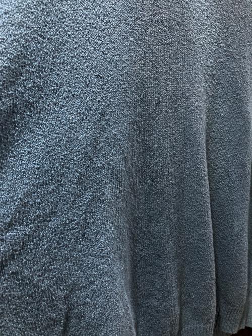 AURALEE（オーラリー）AURALEE (オーラリー) CORKSCREW YARN KNIT P/O ブルー サイズ:5の古着・服飾アイテム