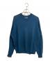 AURALEE（オーラリー）の古着「CORKSCREW YARN KNIT P/O」｜ブルー