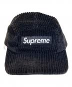 SUPREMEシュプリーム）の古着「Corduroy Box Logo Cap」｜ブラック