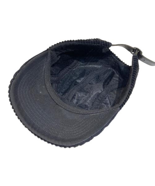 SUPREME（シュプリーム）Supreme (シュプリーム) Corduroy Box Logo Cap ブラックの古着・服飾アイテム