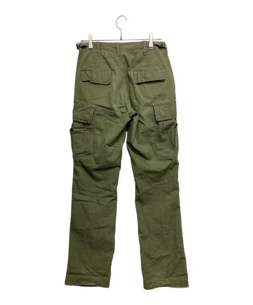 US ARMY（ユーエスアーミー）US ARMY (ユーエスアーミー) 3rd-ジャングルファティーグパンツ オリーブ サイズ:S-Mの古着・服飾アイテム