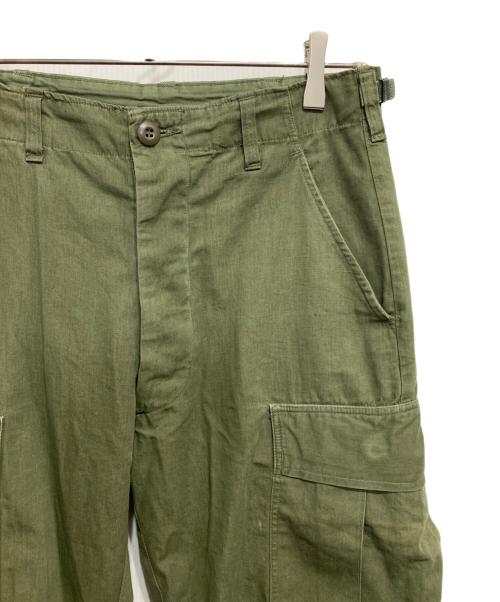 US ARMY（ユーエスアーミー）US ARMY (ユーエスアーミー) 3rd-ジャングルファティーグパンツ オリーブ サイズ:S-Mの古着・服飾アイテム