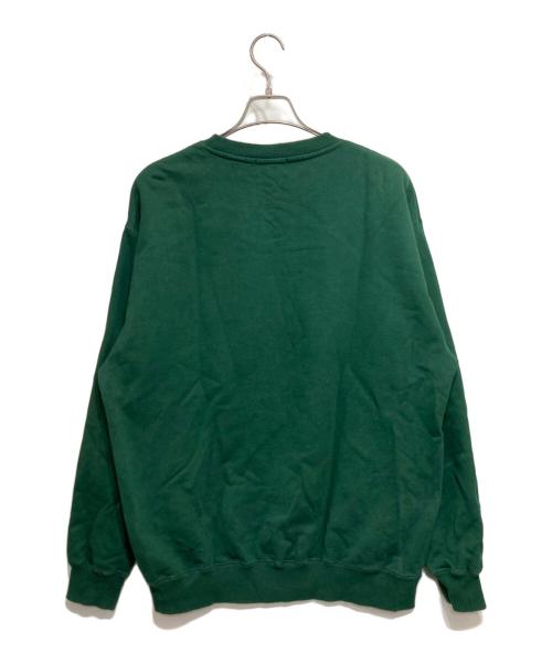 X-LARGE（エクストララージ）X-LARGE (エクストララージ) スタンダード ロゴ クルーネック スウェットシャツ グリーン サイズ:Lの古着・服飾アイテム