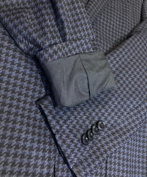 CANALI（カナーリ）CANALI (カナーリ) 千鳥格子テーラードジャケット グレー サイズ:50の古着・服飾アイテム