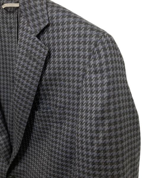 CANALI（カナーリ）CANALI (カナーリ) 千鳥格子テーラードジャケット グレー サイズ:50の古着・服飾アイテム