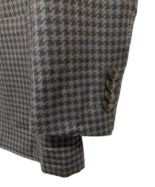 CANALI（カナーリ）CANALI (カナーリ) 千鳥格子テーラードジャケット グレー サイズ:50の古着・服飾アイテム