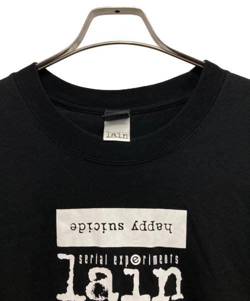 ekoms（エコムス）ekoms (エコムス) SERIAN EXPERIMENTS LAIN-ロングスリーブカットソー ブラック サイズ:ＸＬの古着・服飾アイテム