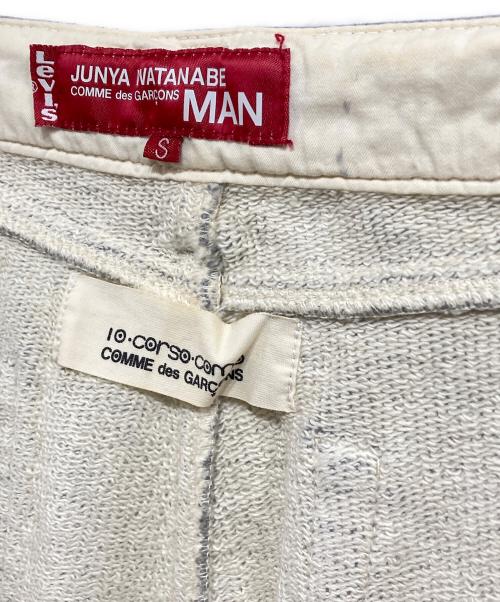JUNYA WATANABE COMME des GARCONS（ジュンヤワタナベ コムデギャルソン）JUNYA WATANABE COMME des GARCONS ((ジュンヤワタナベ コムデギャルソン) LEVI'S (リーバイス) スウェットパンツ ライトグレー サイズ:Sの古着・服飾アイテム
