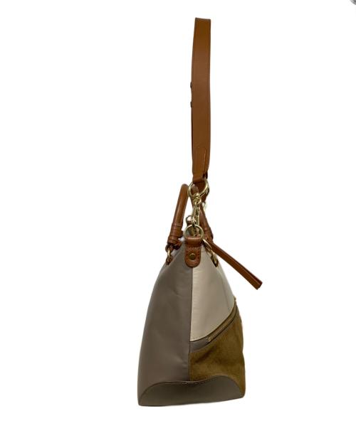 SEE BY CHLOE（シーバイクロエ）SEE BY CHLOE (シーバイクロエ) ハンドバッグ イエロー×ベージュの古着・服飾アイテム